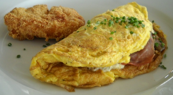 Omelet preferred by Michael Phelps
